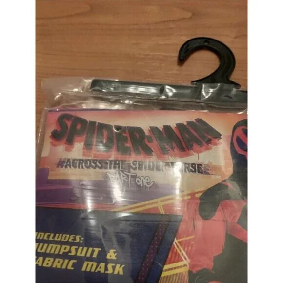 Spider-Man Spiderman Across The Spider-Verse Boys Halloween Costume Size M 8-10 - Picture 2 of 5